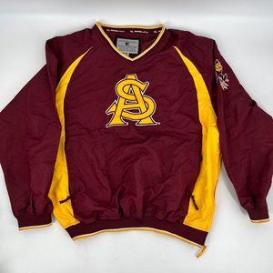 Arizona State University ASU colosseum Pullover Windbreaker Mens M